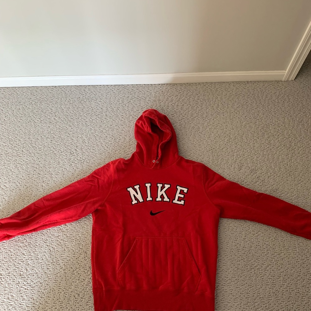 Men’s size large red Nike hoodie.